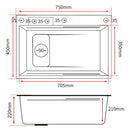 Kit cuba gourmet dourada completa 75x45