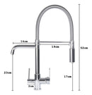 Torneira monocomando com entrada para filtro TOR-007