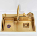 Kit cuba gourmet dourada completa 75x45