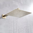 Ducha chuveiro INOX 20cm COM BRAÇO 40cm Dourado