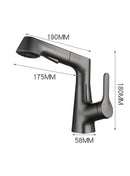 Torneira banheiro monocomando com mangueira extensível ref
