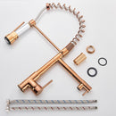 Torneira Gourmet de Cozinha 50cm Rose Gold