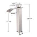 Torneira Monocomando Bica Alta para Banheiro/Lavabo