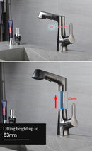 Torneira banheiro monocomando com mangueira extensível ref