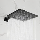 Ducha chuveiro INOX 20cm COM BRAÇO 40cm Preto