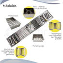 Calha úmida aço inox 90cm