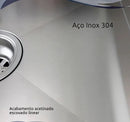 Calha úmida aço inox 90cm