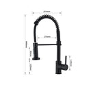 Torneira de cozinha Gourmet 2 jatos moderna ref 117-2