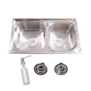 Kit Torneira Monocomando + Cuba Dupla